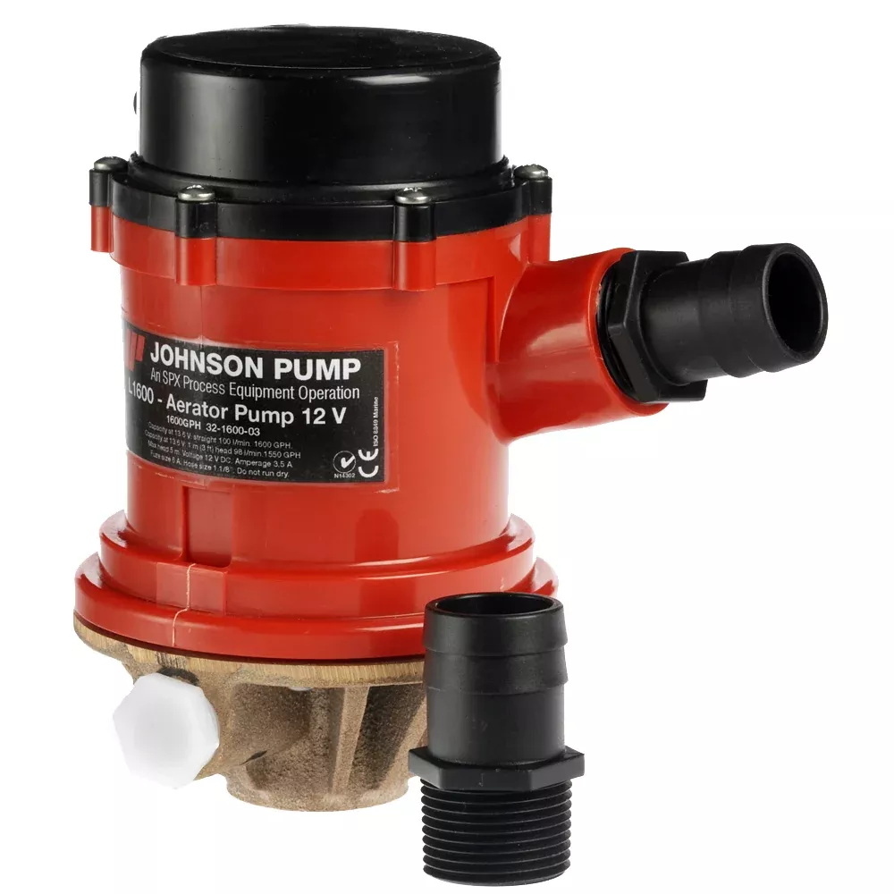 Johnson Pump Pro Series 1600 GPH Tournament Livewell/Baitwell Pump - 1