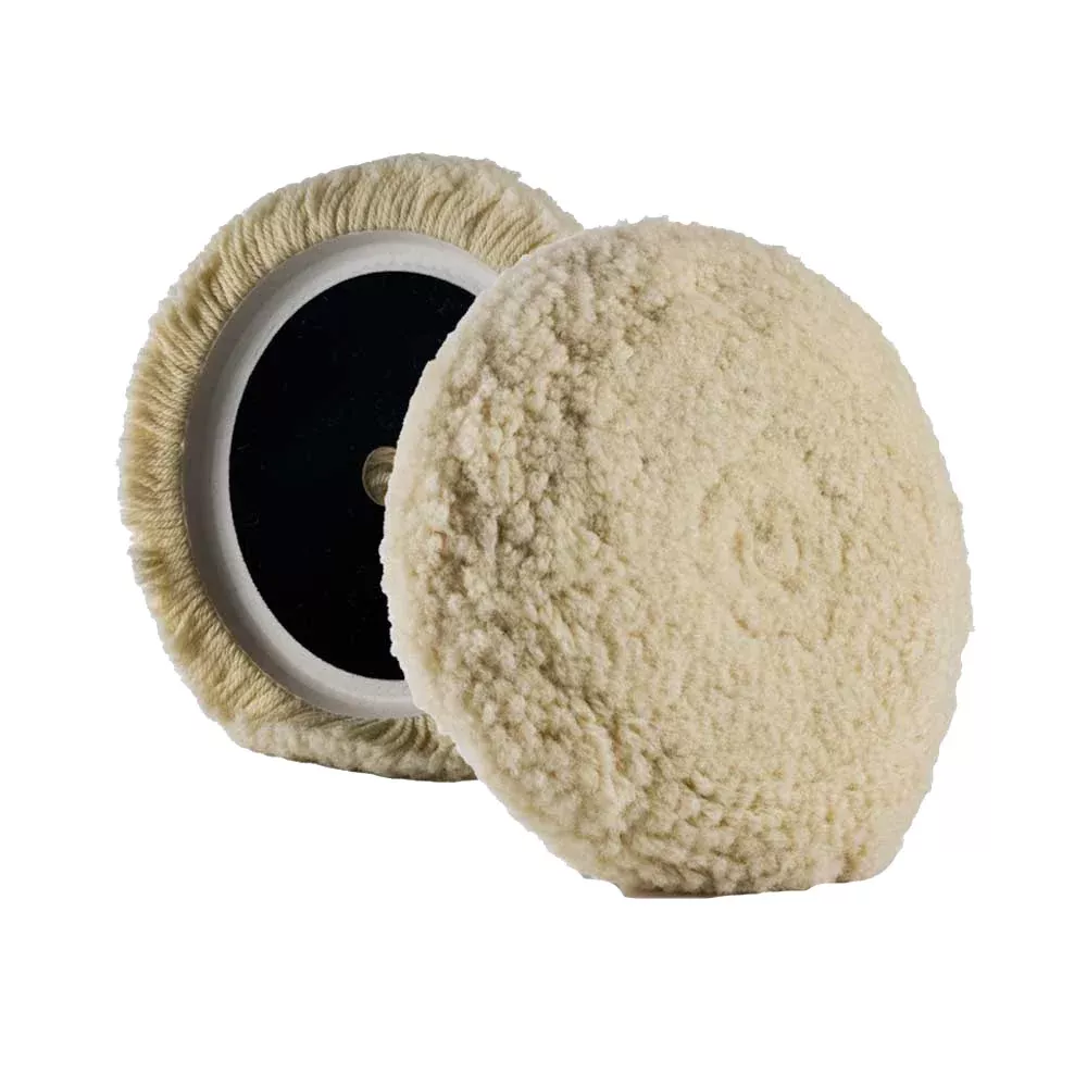 Lake Country Curved Edge 100% Steamed Twisted Wool Pad 7.5" x 1.5" [10
