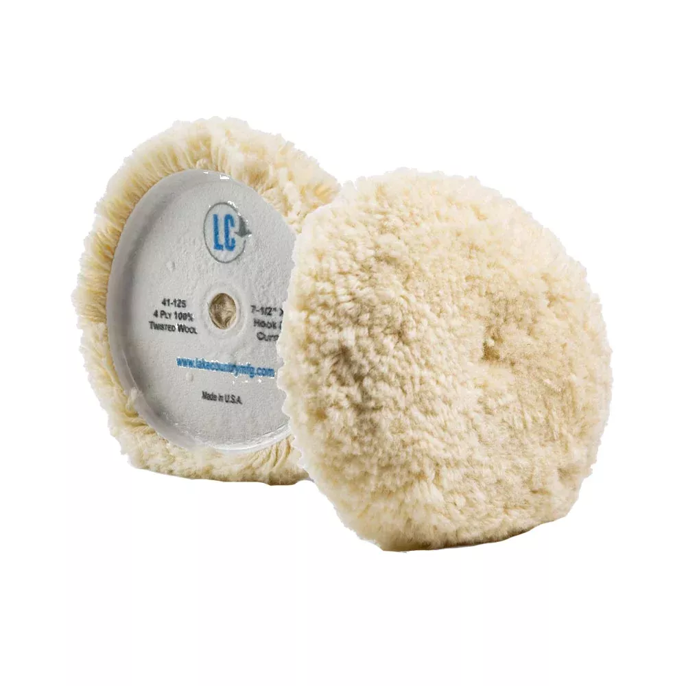 Lake Country Curved Edge 100% Unsteamed Twisted Wool Pag 7.5" x 1.5" [