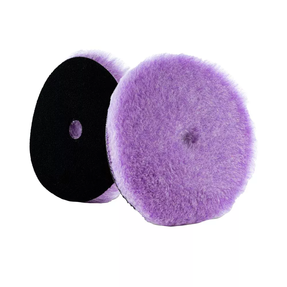Lake Country Purple Foamed Wool Buffing/Polishing Pad 6.5" x .75" [58-