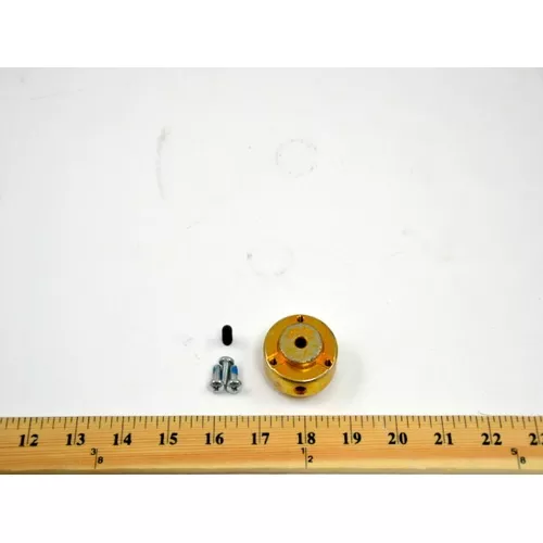 Lau 60765801 1/4" Bore Hex and Round Interchangeable Hub with 1 Set Screw