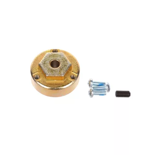 Lau 60765802 5/16" Bore Hex & Round Interchangeable Hub, 1 Set Screw