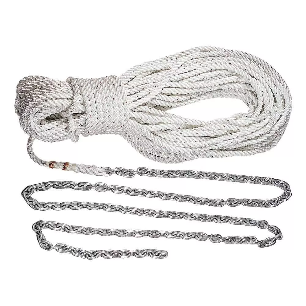 Lewmar Anchor Rode 20’ 5/16” G4 Chain w/300’ 5/8” Rope w/Shackle - HM2