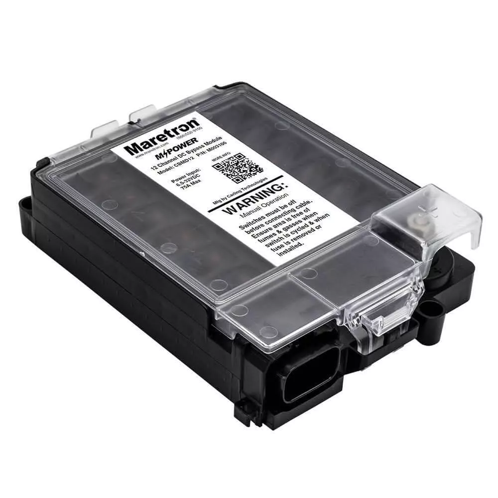 Maretron CBMD12 12-Circuit Bypass Module for NMEA 2000 Systems with Ma