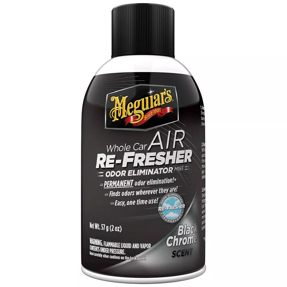 Meguiar's G181302 Whole Car Air Refresher Odor Eliminator with Black C