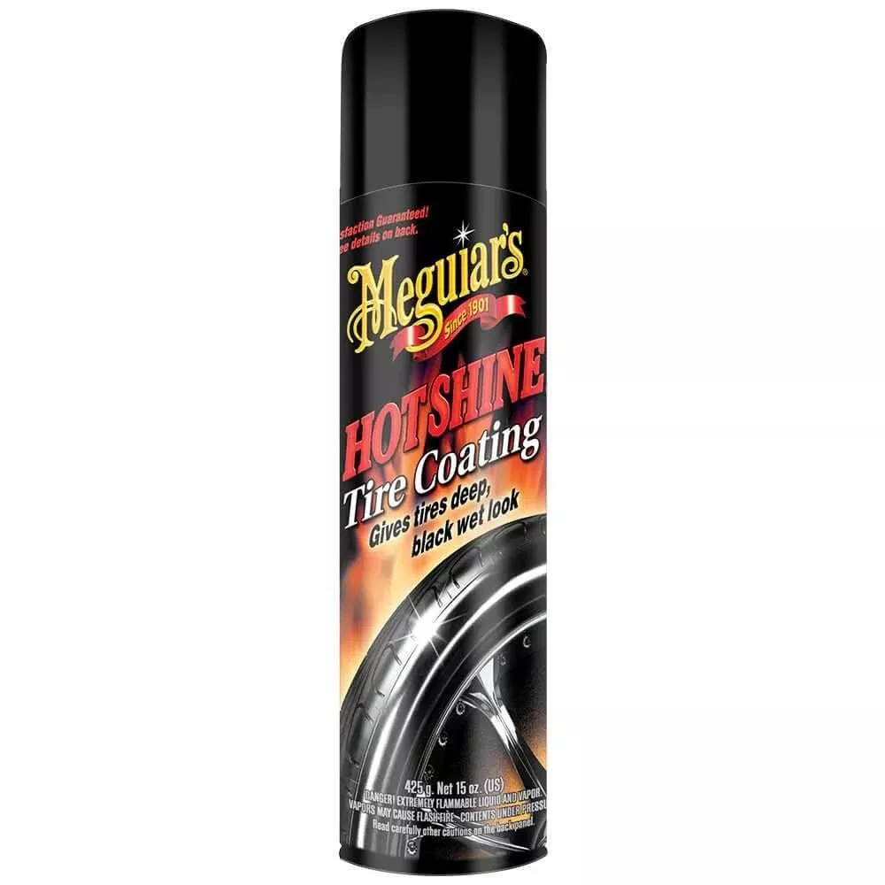 Meguiar's Hot Shine High Gloss Tire Coating - 15oz for Long-Lasting Ti