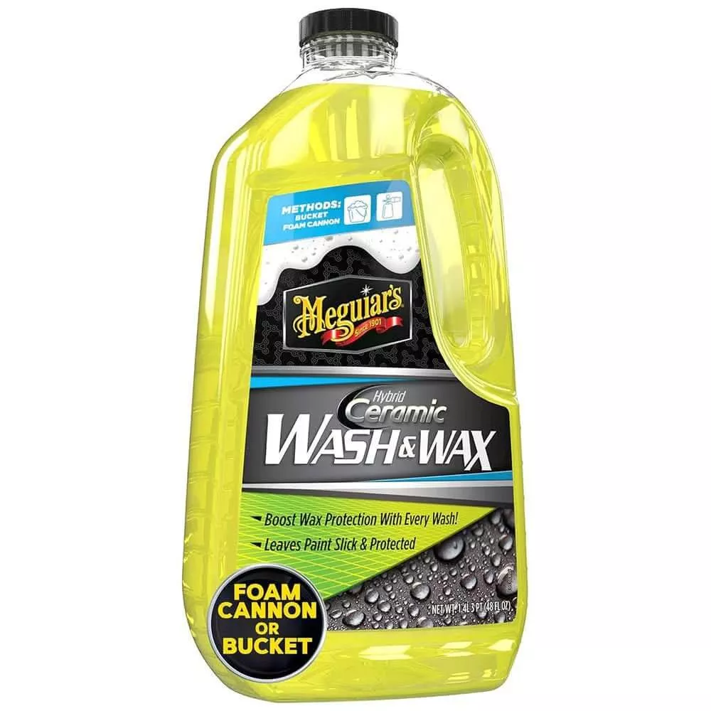 Meguiar's Hybrid Ceramic Wash & Wax 48oz * 2-in-1 Car Wash and Protect
