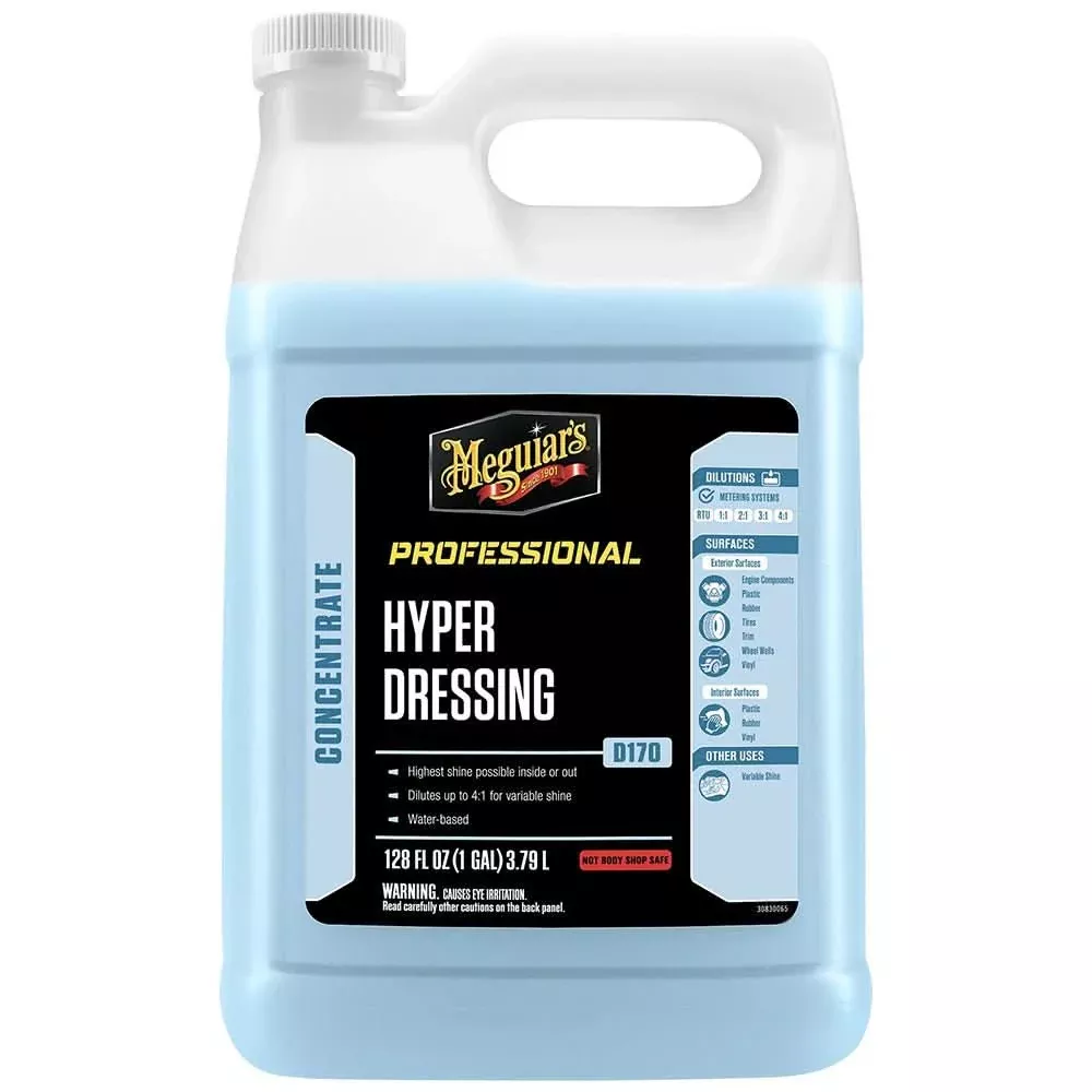 Meguiar's Hyper Dressing 1 Gallon - Versatile Water-Based Dressing for