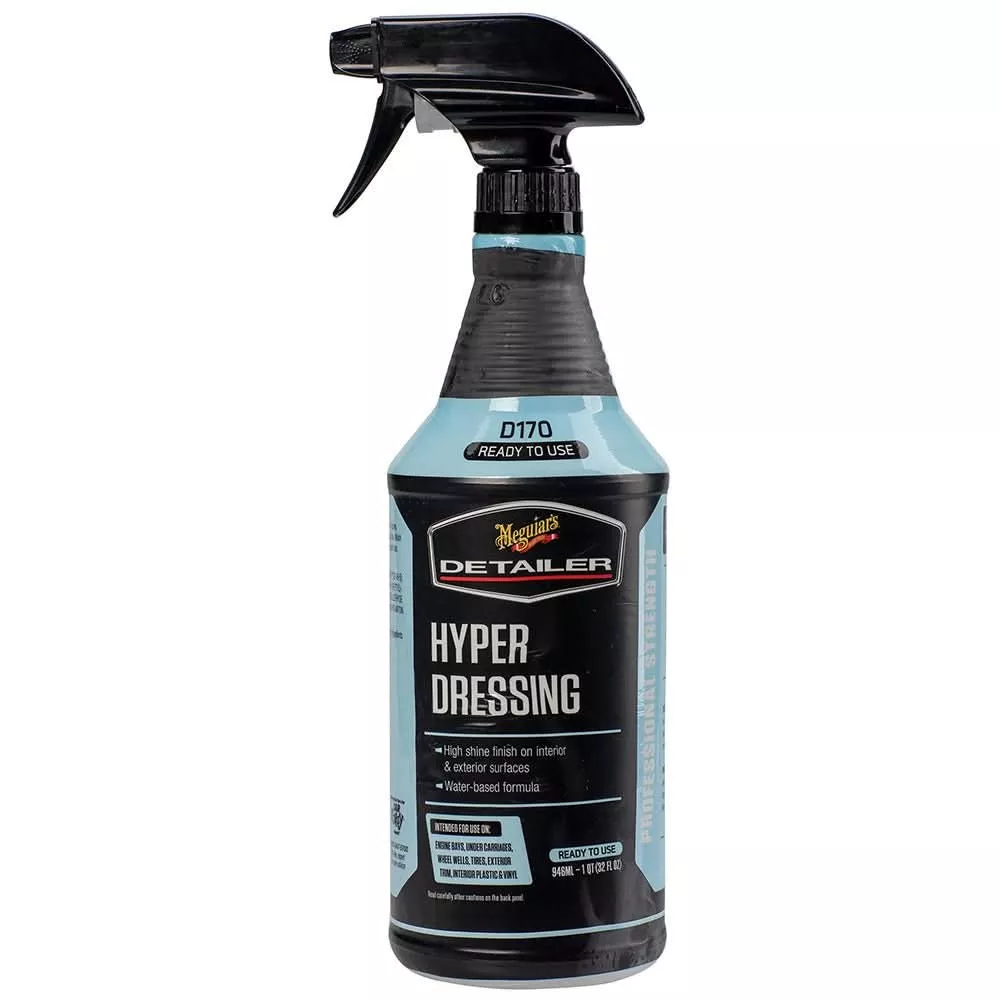 Meguiar's Hyper Dressing 32oz - High-Gloss Vinyl, Rubber, and Plastic