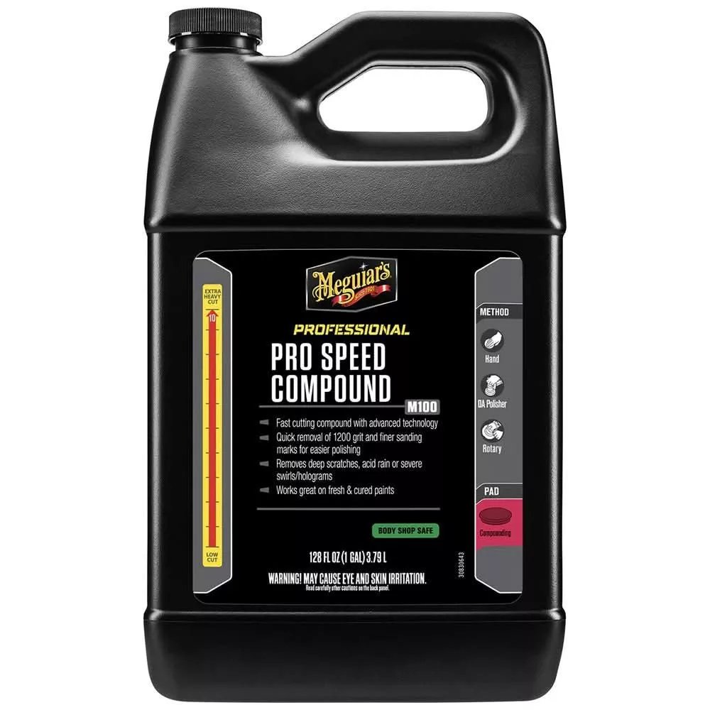 Meguiar's Pro Speed Compound - 1 Gallon for Professional Detailing and