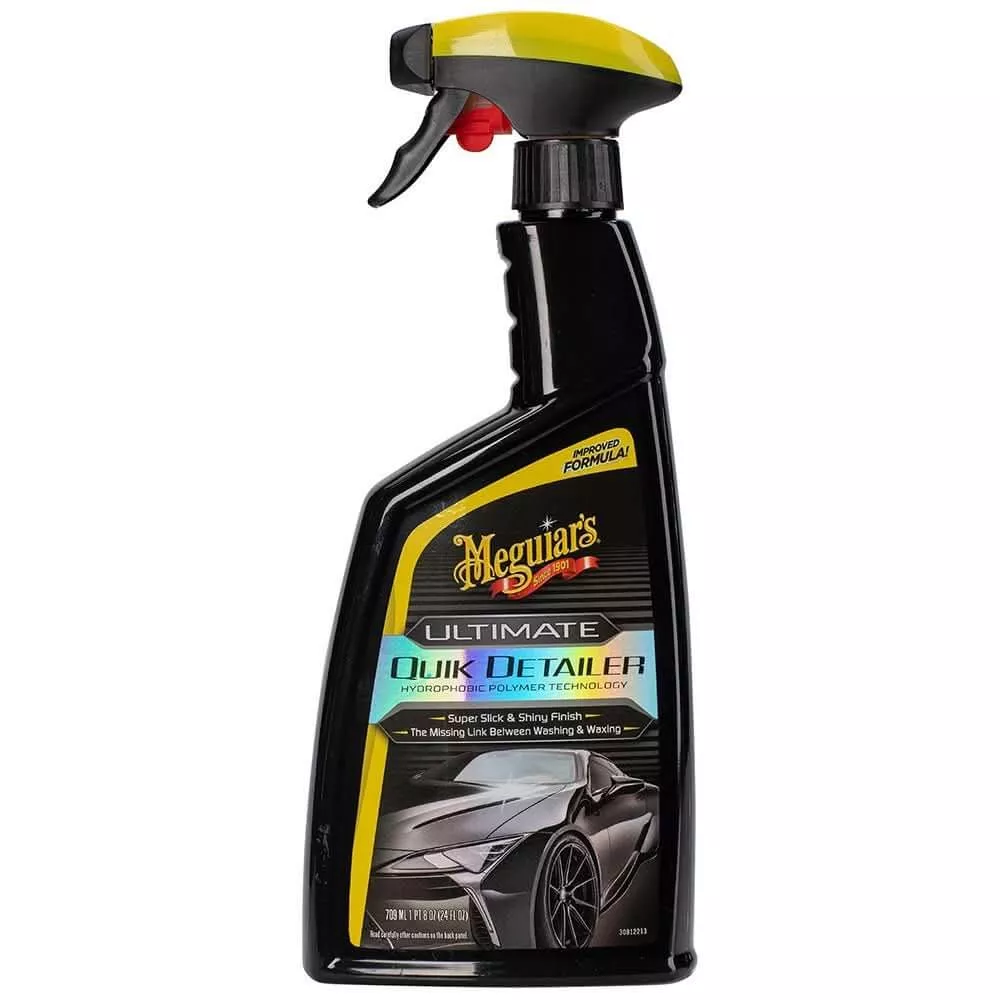 Meguiar's Ultimate Quik Detailer 24oz - Easy Spray Car Polish and Wate
