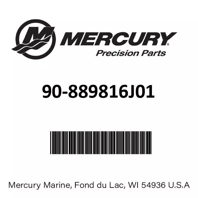 Mercury - Manual service sp - 90-889816J01