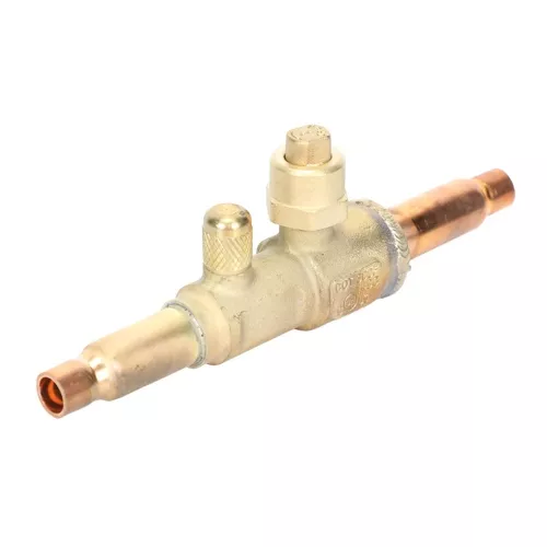 Mueller Industries A-18572U 3/8" ISO Valve with Service Port
