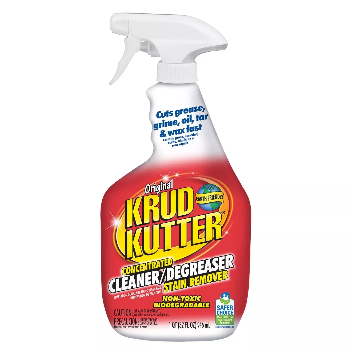 Original Concentrated Cleaner/Degreaser/Stain Remover, 1-Qt.