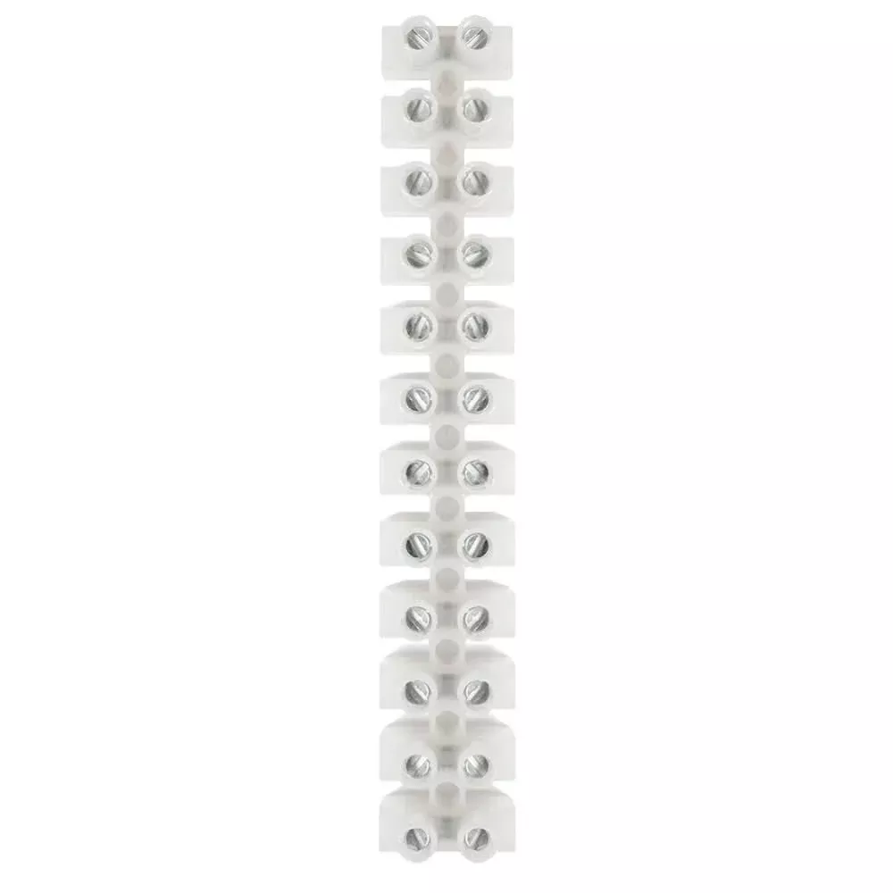 Pacer 40A Euro Style Terminal Block - 12 Positions - 5 Pack
