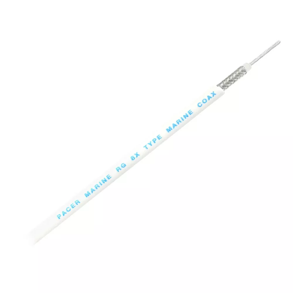 Pacer RG8XW Coax Cable - White - 200' [MRG8XW-200]