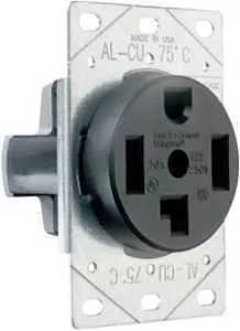 Pass & Seymour Flush Outlet 30A 125/250V 4W