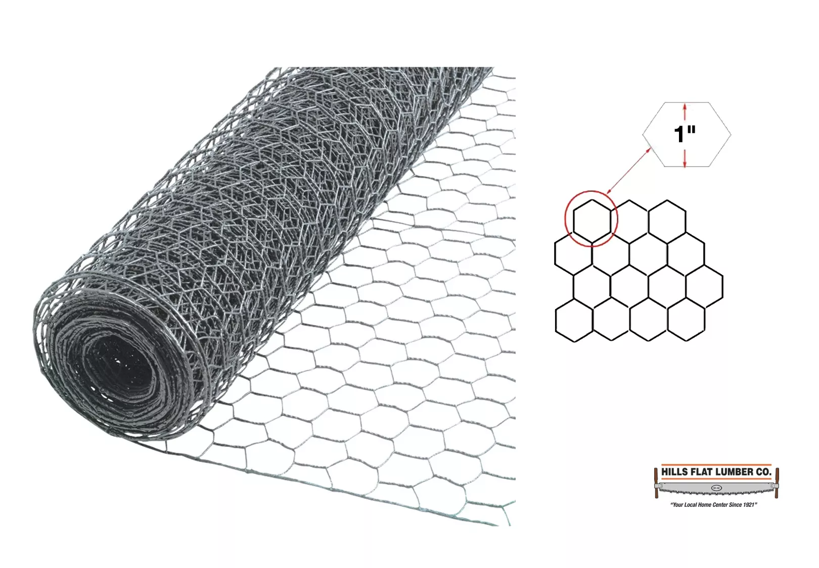 Pn Poultry Netting 1' X 48' X 50' Hexagonal 20-gauge Wire