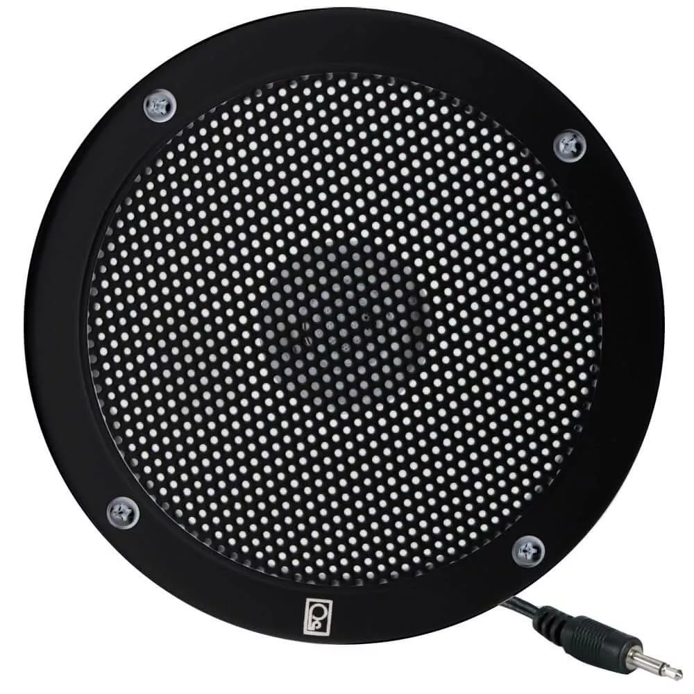 Poly-Planar MA-1000 5-Inch VHF Extension Speaker - Black - MA1000RB
