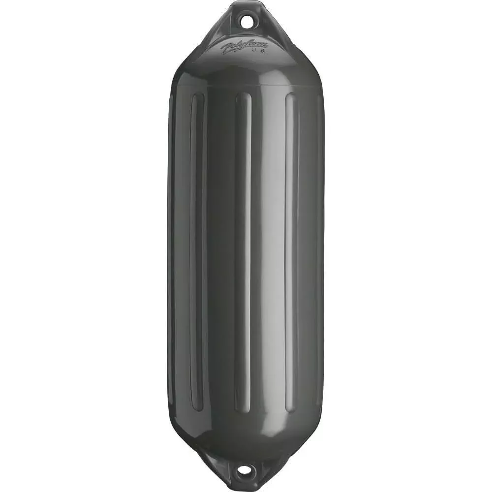Polyform NF-4 Boat Fender - 6.4 x 12.6 inches Graphite - NF-4 GRAPHITE
