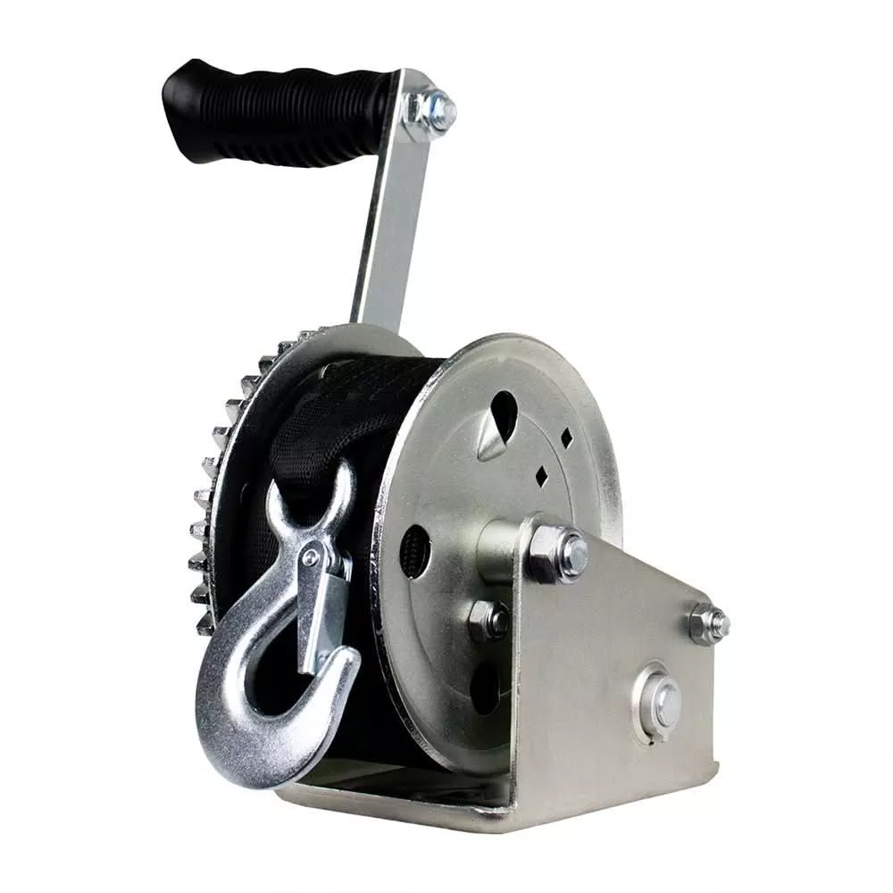 Powerwinch Utility Series Winch 1,000 lb with 6-Inch Zinc Crank Arm -