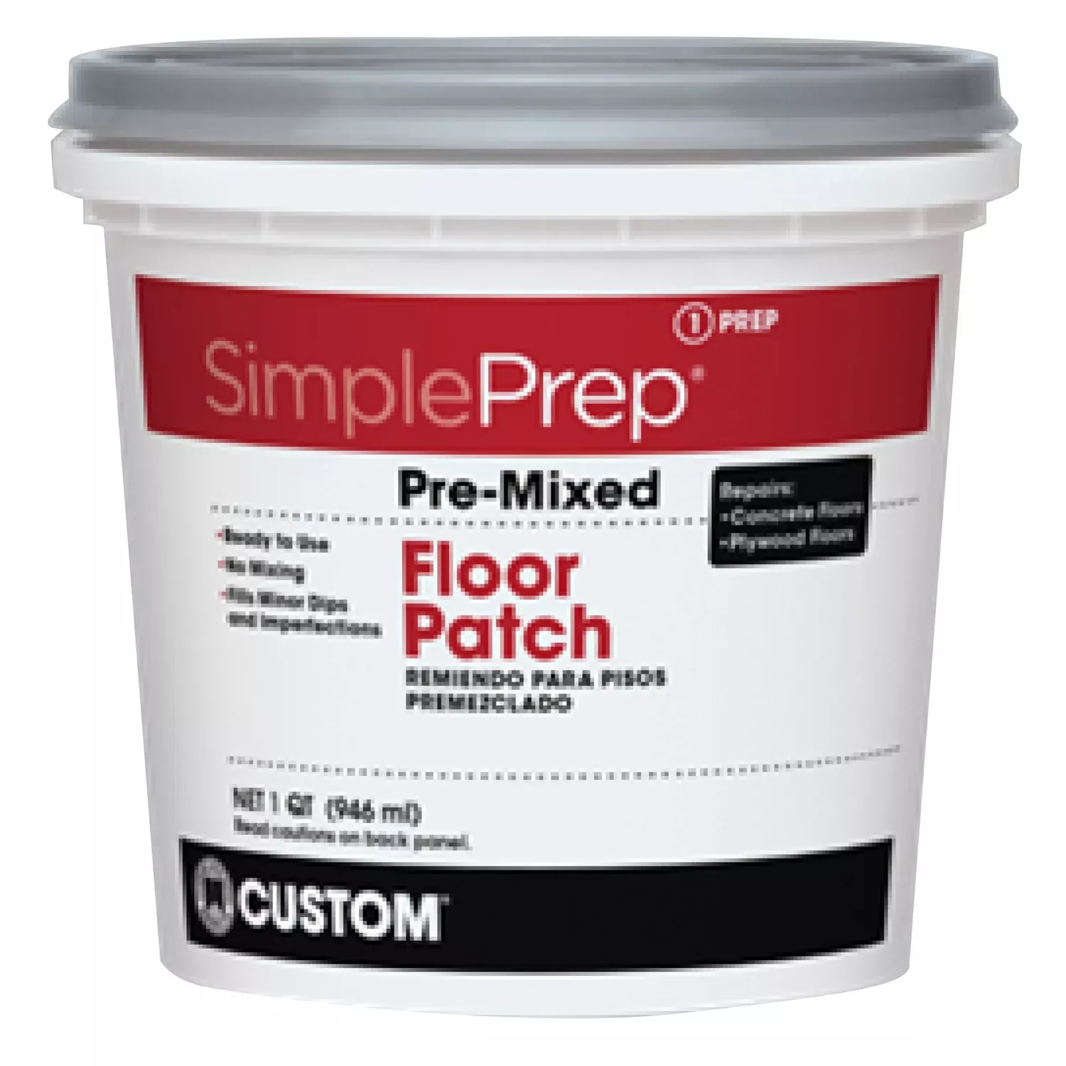 Pre-Mixed Floor Patch, Qt.