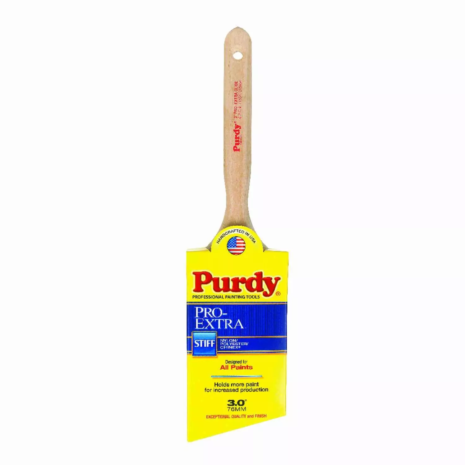 Pro-Extra Glide Angular Sash/Trim Paint Brush, 3 In.