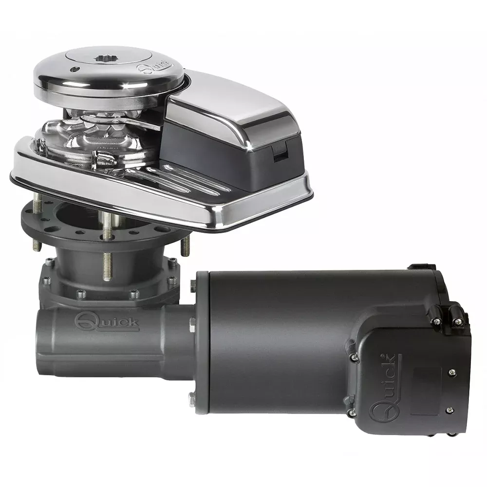 Quick Dylan DR4 Windlass - 1500W, 12V, 10mm - 3/8" Gypsy - 5/8" Rope -