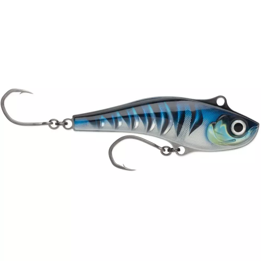 Rapala Sarda 22 Silver Blue Mackerel Saltwater Lure with VMC Hooks - S