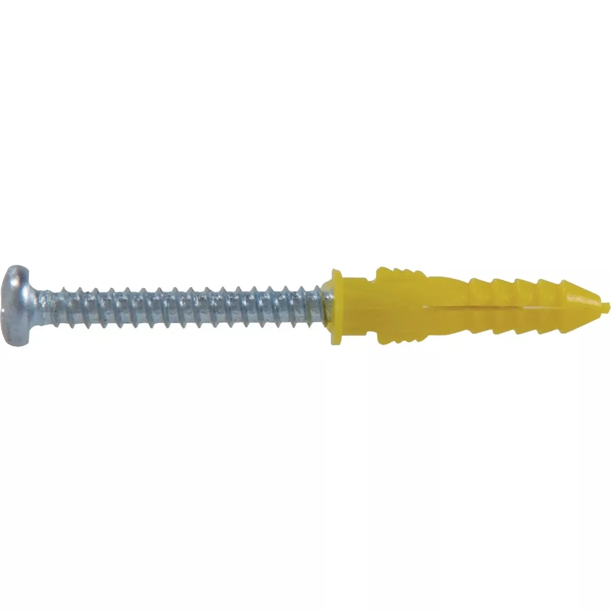 Ribbed Plastic Anchors with Screws, 75-Pk., 4-6-8
