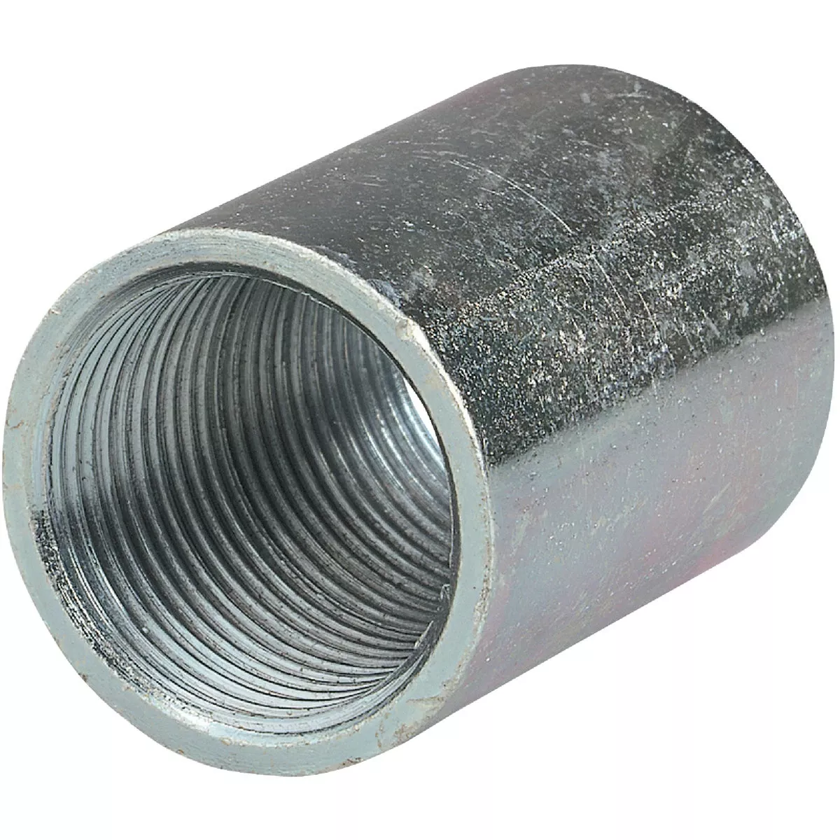 Rigid Conduit Coupling, Galvanized, 3/4-In.