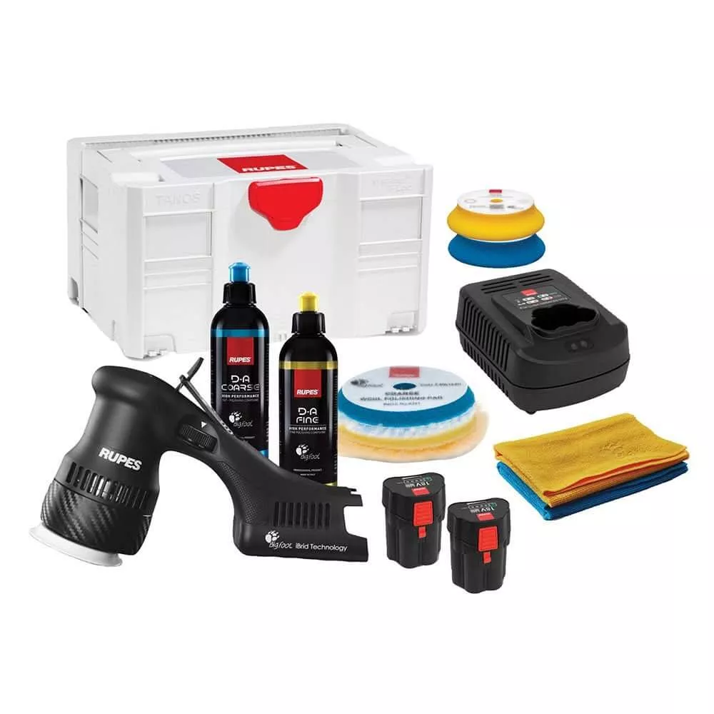 RUPES Bigfoot HLR75 Mini iBrid Polisher Kit Beta for Precise Curved Su