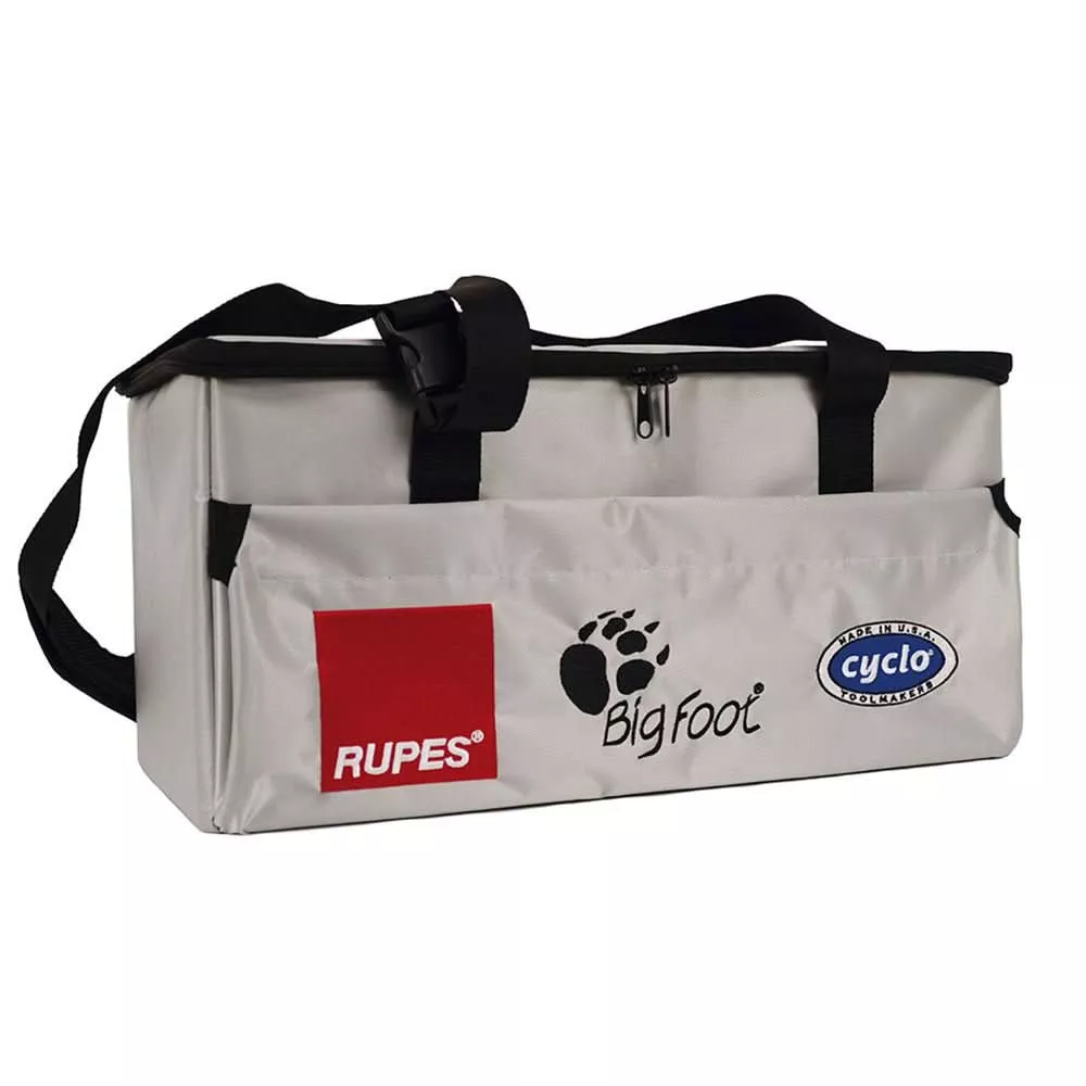 RUPES Bigfoot Tool Bag - Silver, Portable and Durable Storage Solution