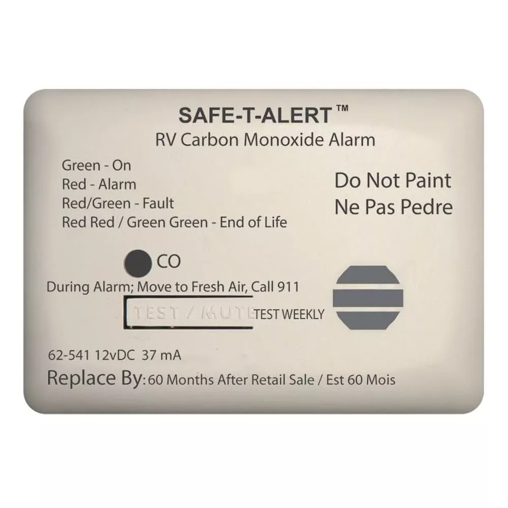 Safe-T-Alert 62 Series Carbon Monoxide Alarm - 62-541-WT