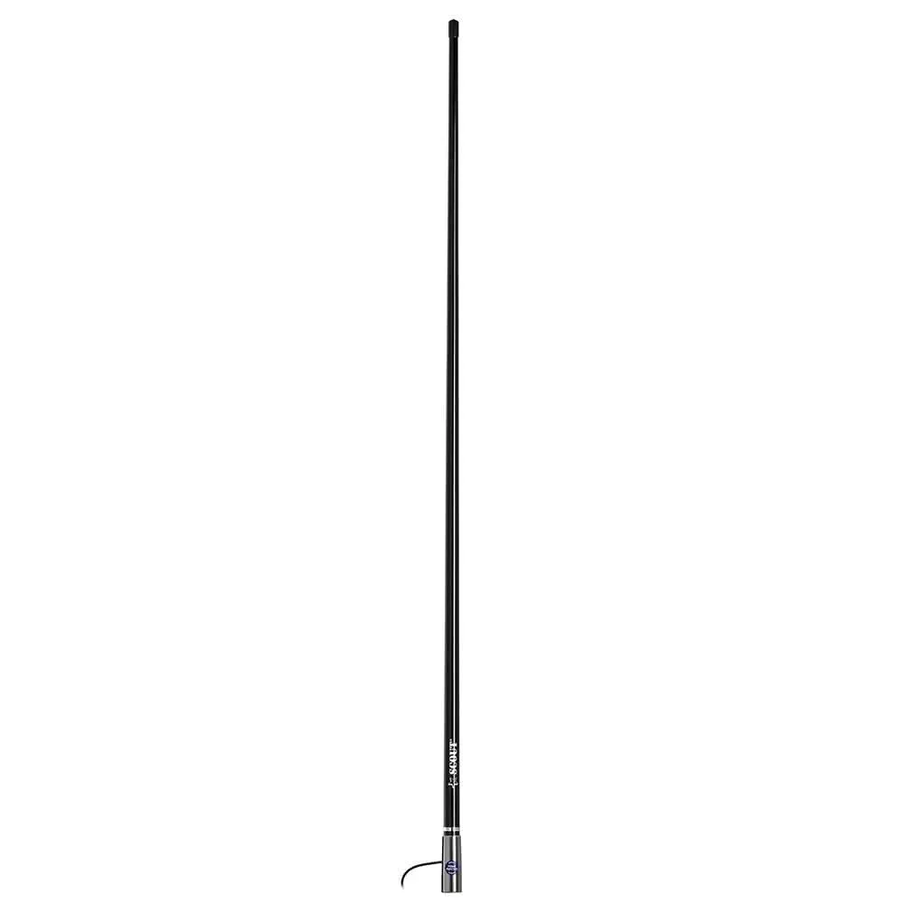 Scout 4' Black AM/FM Antenna Fiberglass - High-Performance Marine Radi