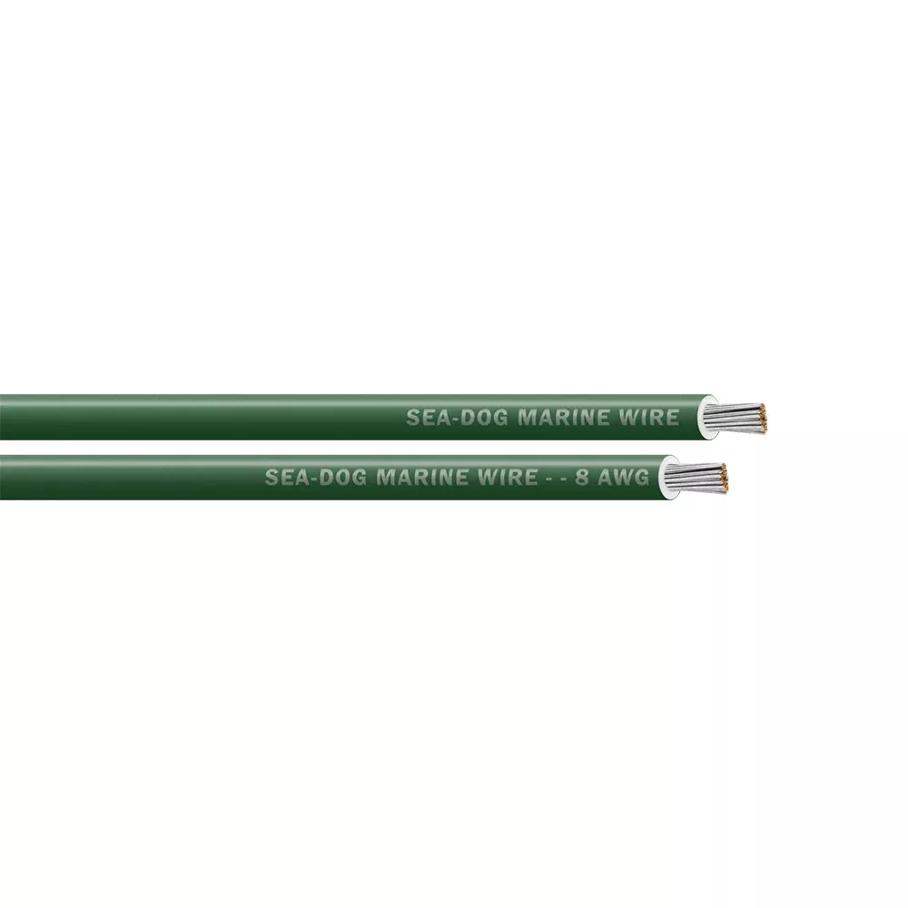 Se-Dog 8 AWG Green Primary Wire - 500' [8008047]