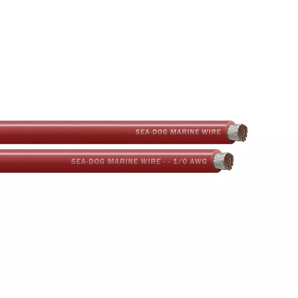 Sea-Dog 1/0 AWG Red Battery Cable - 250' [8011024]