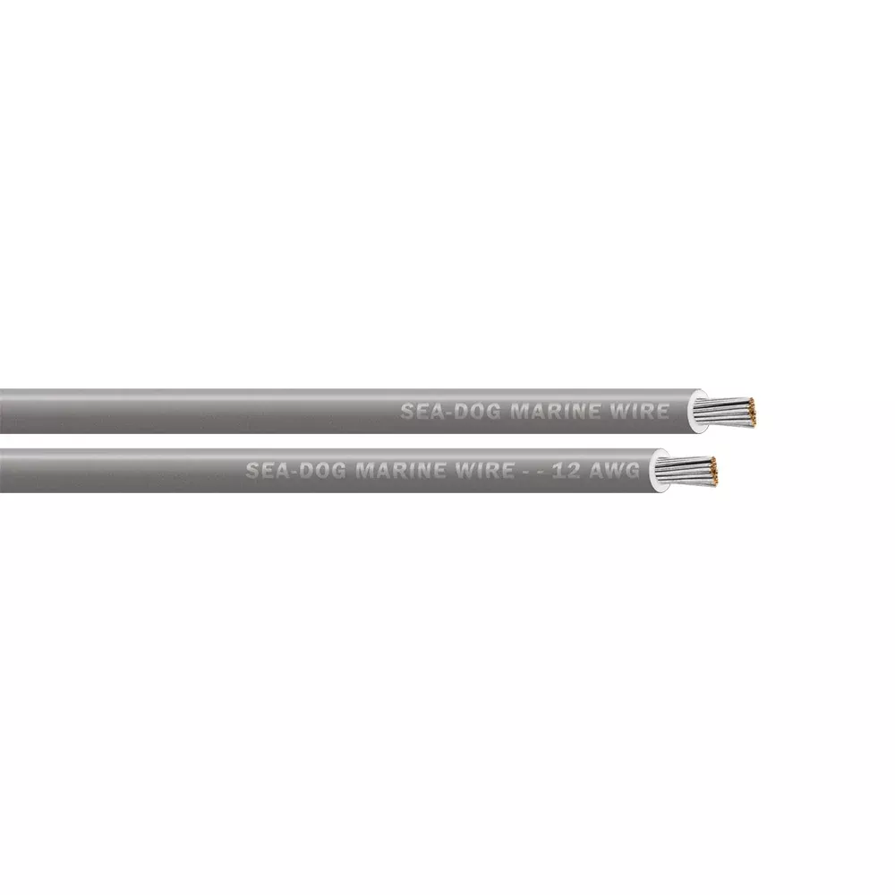 Sea-Dog 12 AWG Grey Primary Wire - 100' [8012112]