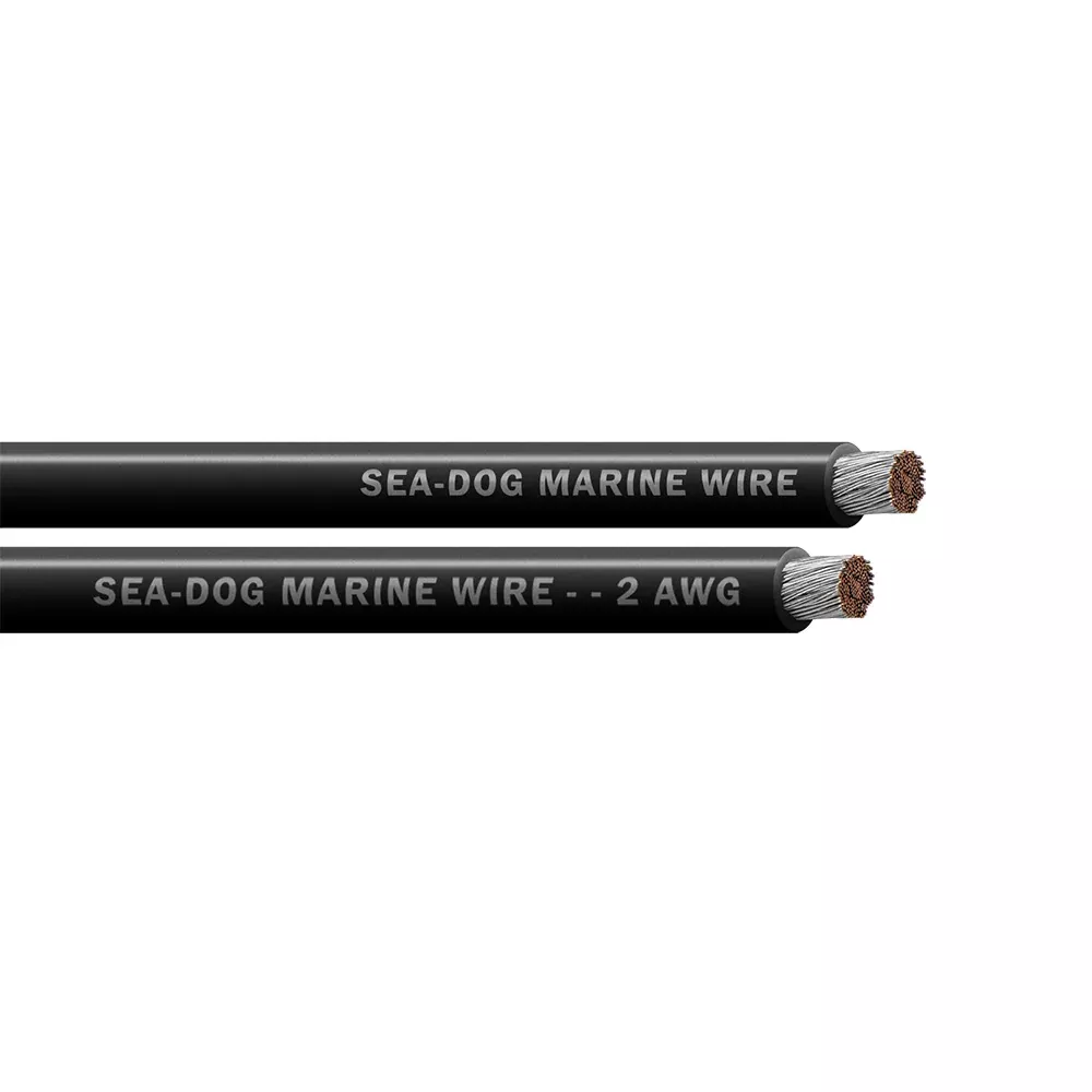 Sea-Dog 2 AWG Black Battery Cable - 400' [8002016]
