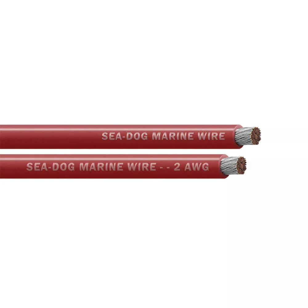 Sea-Dog 2 AWG Red Battery Cable - 250' [8002024]