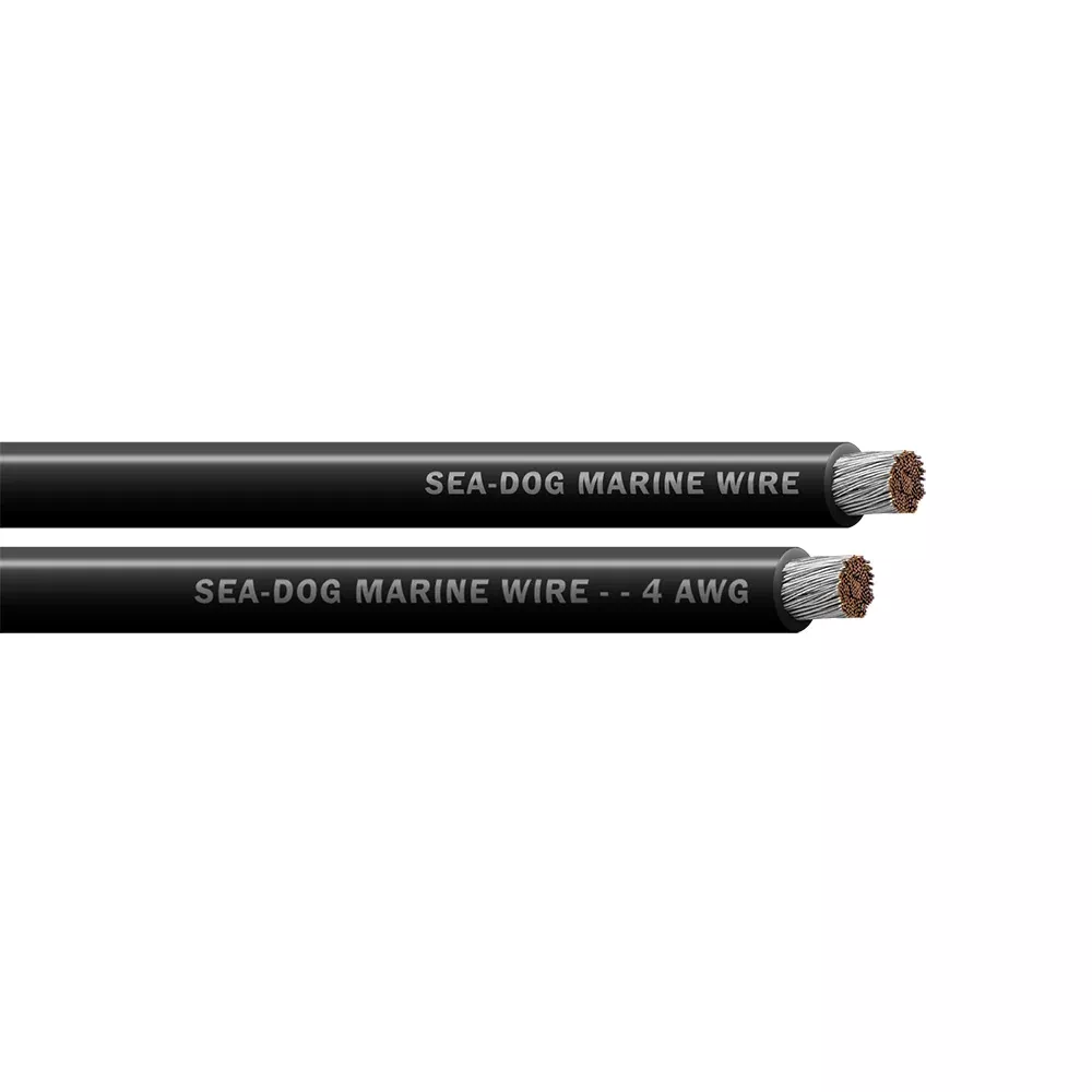 Sea-Dog 4 AWG Black Battery Cable - 250' [8004014]
