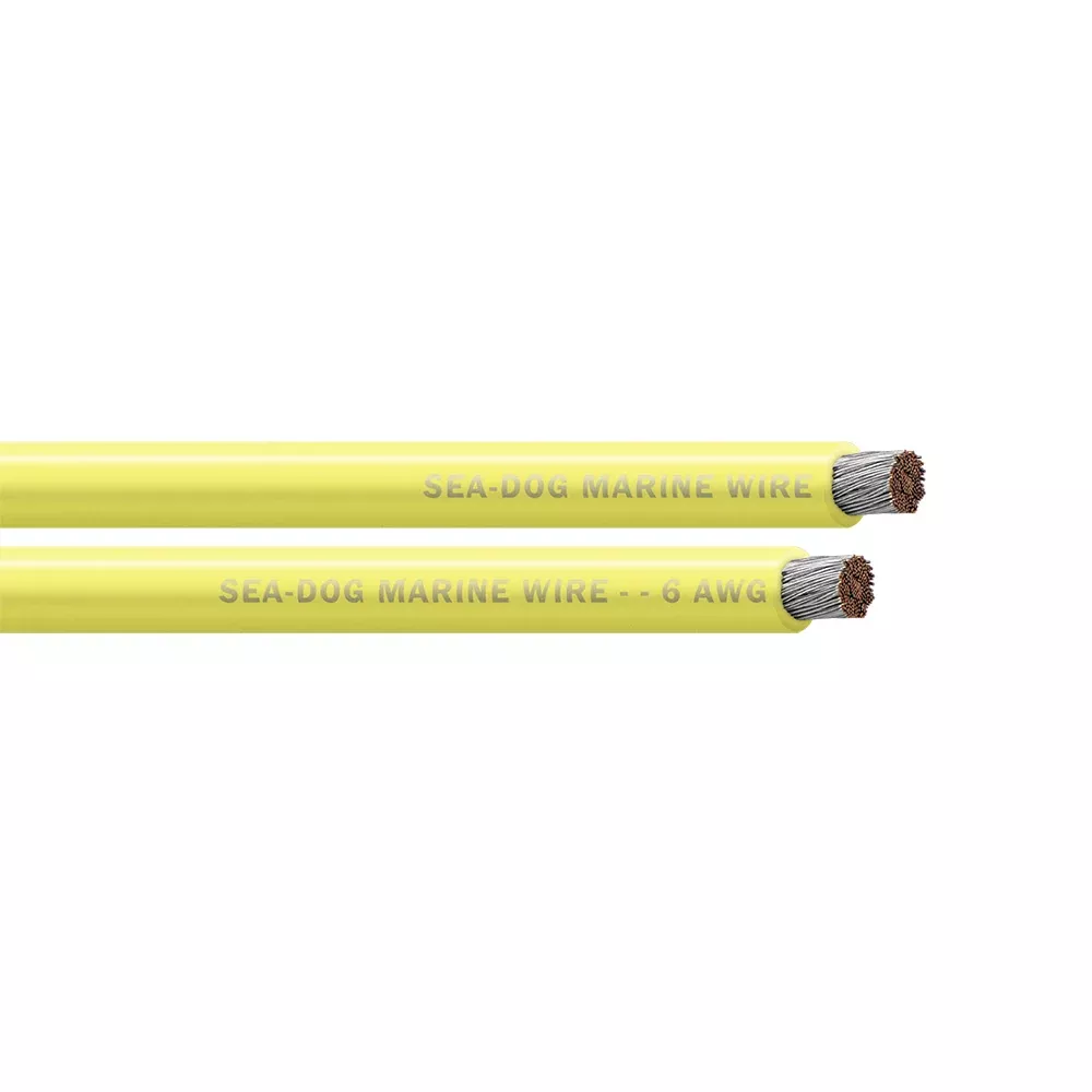 Sea-Dog 6 AWG Yellow Battery Cable - 100' [8006032]