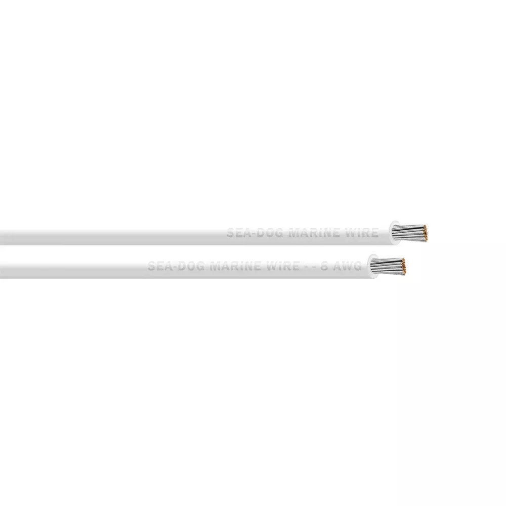 Sea-Dog 8 AWG White Primary Wire - 500' [8008057]