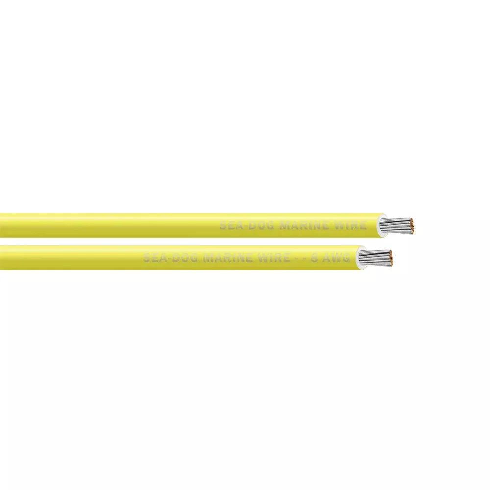 Sea-Dog 8 AWG Yellow Primary Wire - 25' [8008030]