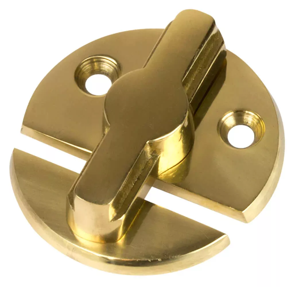 Sea-Dog Door Button Chrome Brass 222360-1
