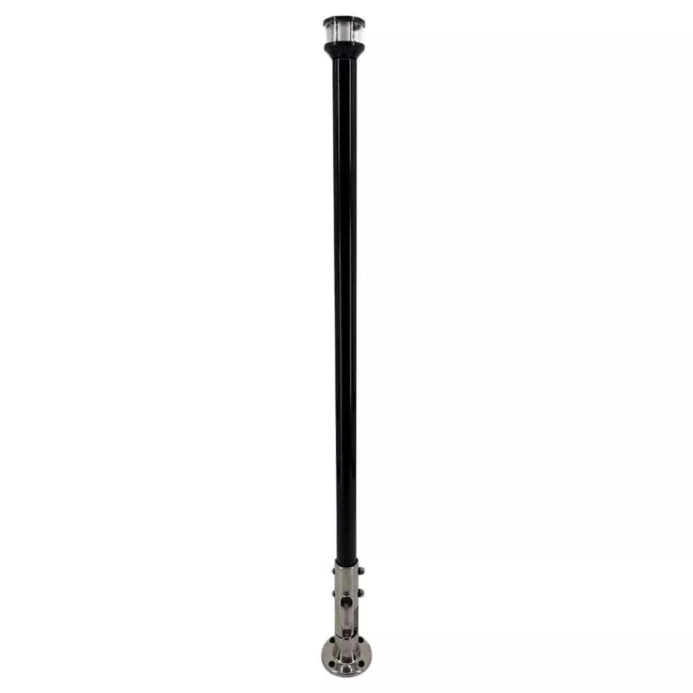 Seaview 36-Inch Manually Folding Light Post with Stainless Steel Base