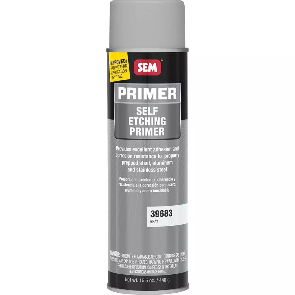 SEM Self Etching Primer 20oz Aerosol Can - Grey for Steel and Aluminum