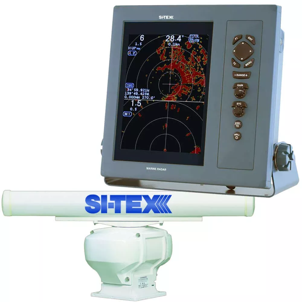 SI-TEX Professional Dual Range Radar w/12kW 6' Open Array - 10.4" Colo