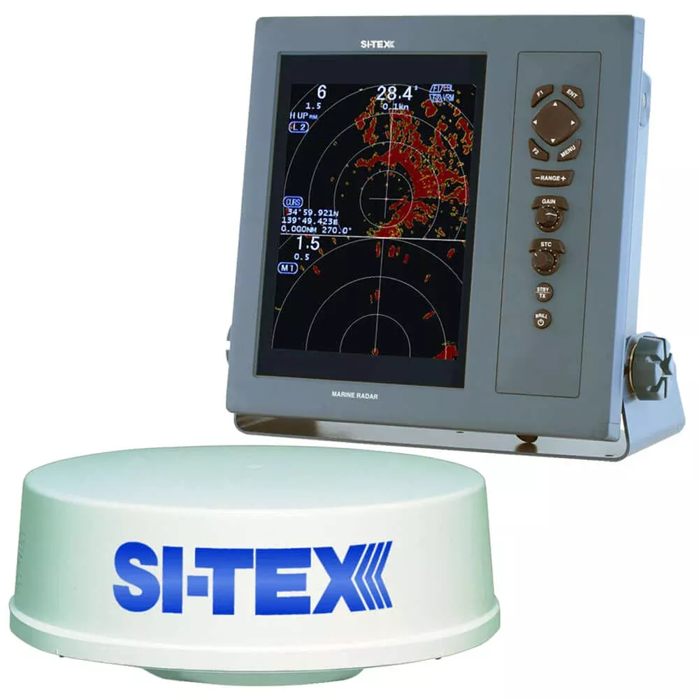 SI-TEX T-2041 Professional Dual Range Radar w/4kW 25" Dome - 10.4" Col