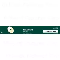 Specialty Nylon Washers Assortment - Durable, Versatile, 100 Pieces